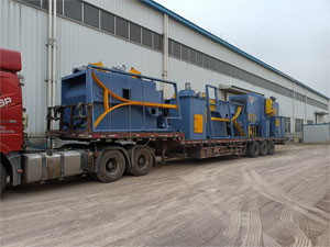 兩臺吊鉤式、一臺通過式拋丸清理機發往河北邢臺